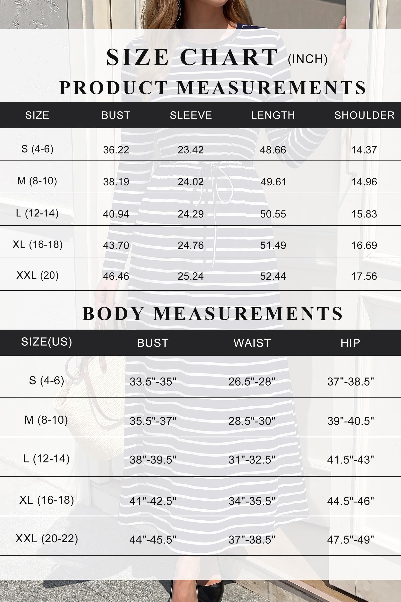 FreshPretty Long Sleeve Maxi Dresses for Women Fall Casual Loose Striped Dress|Cotton T Shirt Dress, Loose Fit Dress with Pocket, Business Casual Work Teacher, Fall Outfits